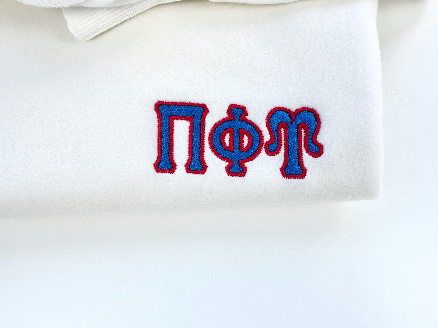 Fill stitch Tall Greek FONT alphabet sororities fraternities monogram fill stitch outline machine embroidery designs