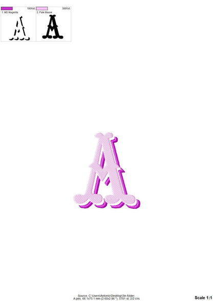 Western Fishtail Shadow Font