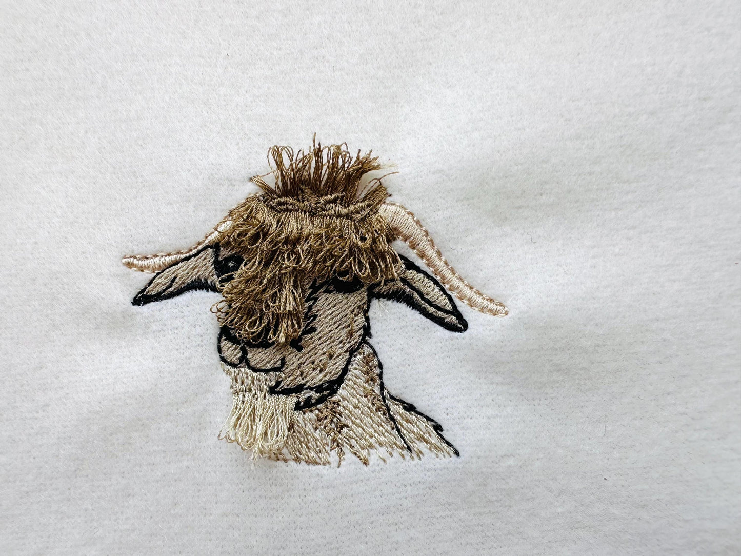 Mini Goat Fringed Fluffy Fur Hair Farm Animal Machine Embroidery Designs Fringe ITH in the Hoop Cute Little Goat Mini Sizes 2 up to 3.5 Inch - Etsy
