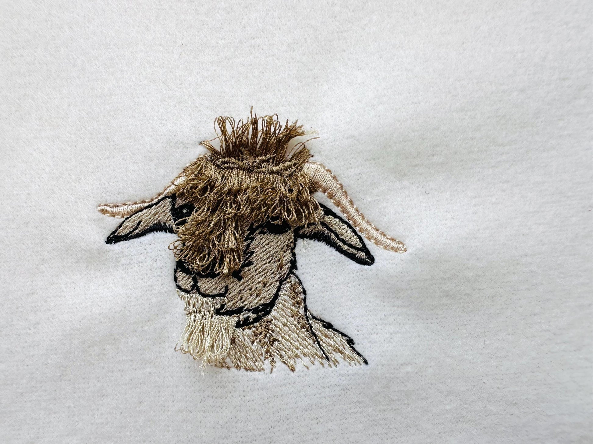Mini Goat Fringed Fluffy Fur Hair Farm Animal Machine Embroidery Designs Fringe ITH in the Hoop Cute Little Goat Mini Sizes 2 up to 3.5 Inch - Etsy