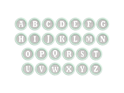 Embossed Monogram Fringed Frame