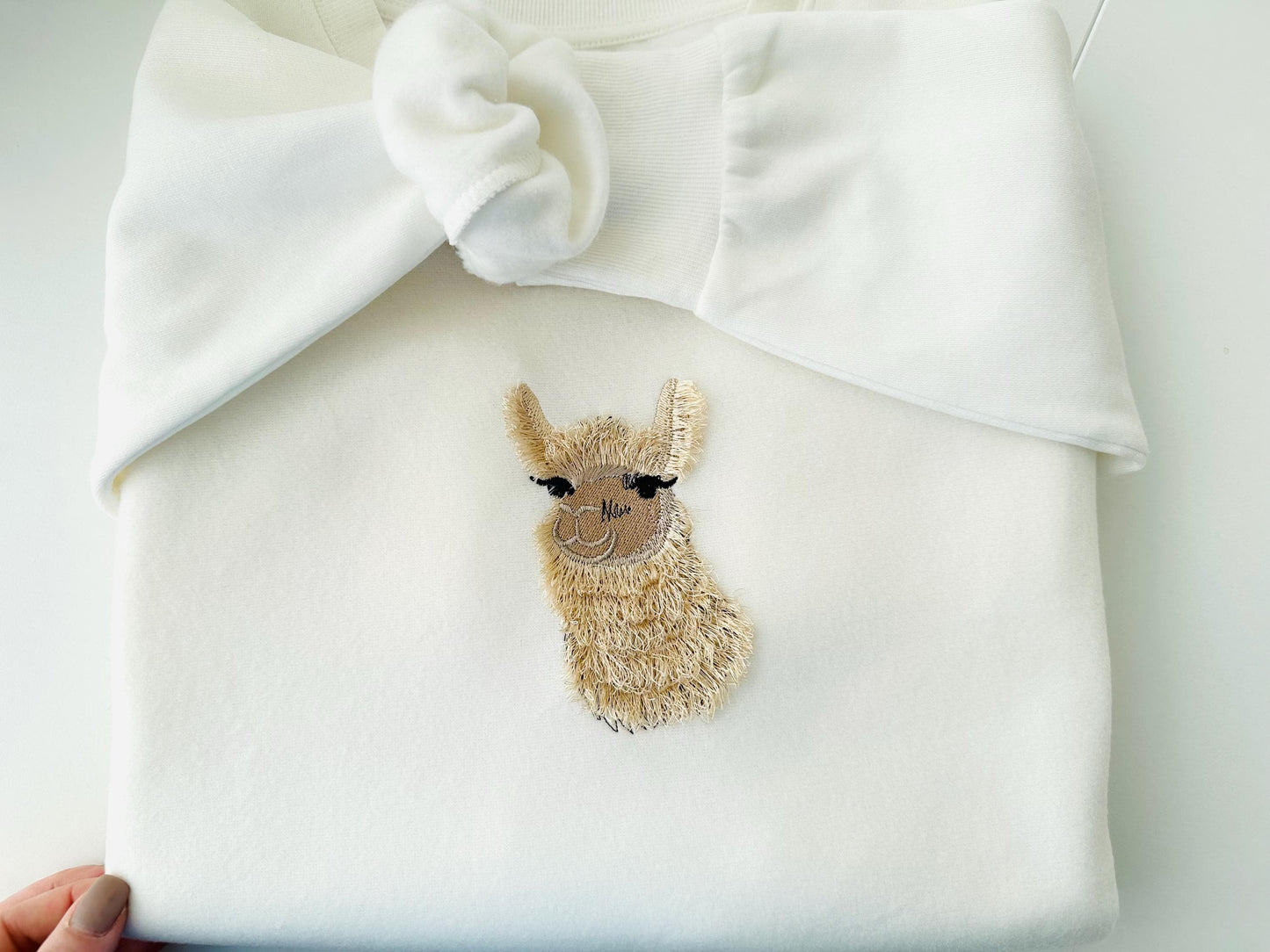 Cute Fringed Fluffy Llama Alpaca Kids Baby Fur Chenille Fringe Machine Embroidery Designs Assorted Sizes 3 up to 4.5 Inch Little Farm Animal - Etsy