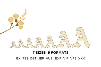 Old Fashioned Style Greek FONT gorgeous alphabet HTV glitter vinyl monogram letters machine embroidery designs