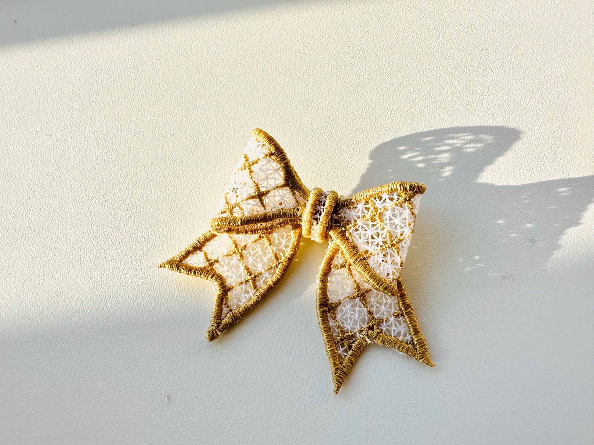 Luxe Bow small elegant Girly Bow for Hair Clip Ornament Decorative Accent FSL freestanding lace machine embroidery designs for hoop 4x4