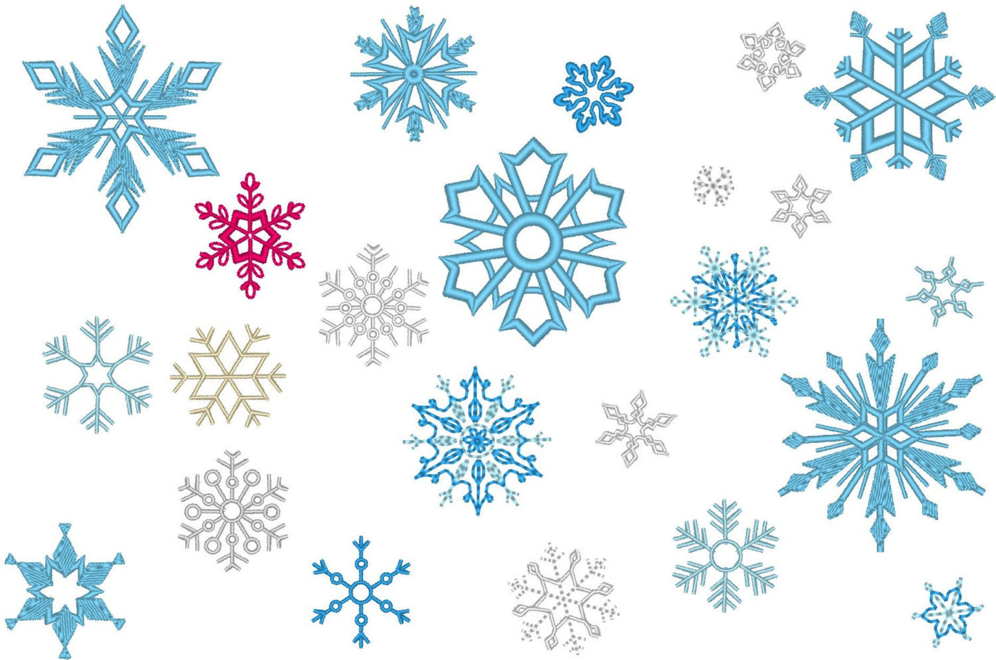 Frozen Single Snowflake Set – Instant Download | Artapli
