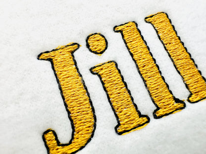 Elegant Font Jill fill stitch and thin outline Monogram letters Block Font machine embroidery designs alphabet small sizes 1 up to 3.3 inch