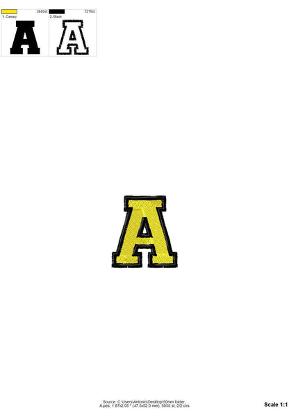 Sport Collegiate Block Mini Font