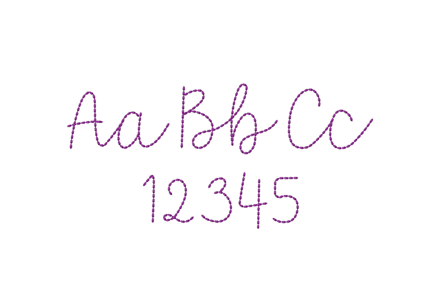 Hand stitch effect FONT Berry machine embroidery designs mini small sizes script Font Monogram alphabet letters