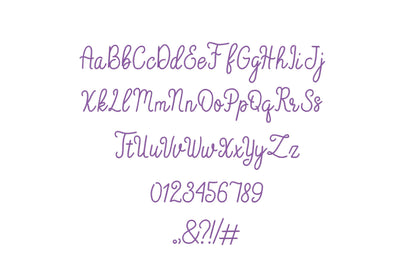 Tiny Chain FONT Sandy machine embroidery designs small sizes 1 up to | Artapli - image 6