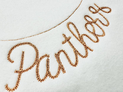 Tiny Chain FONT Sandy machine embroidery designs small sizes 1 up to | Artapli - image 2