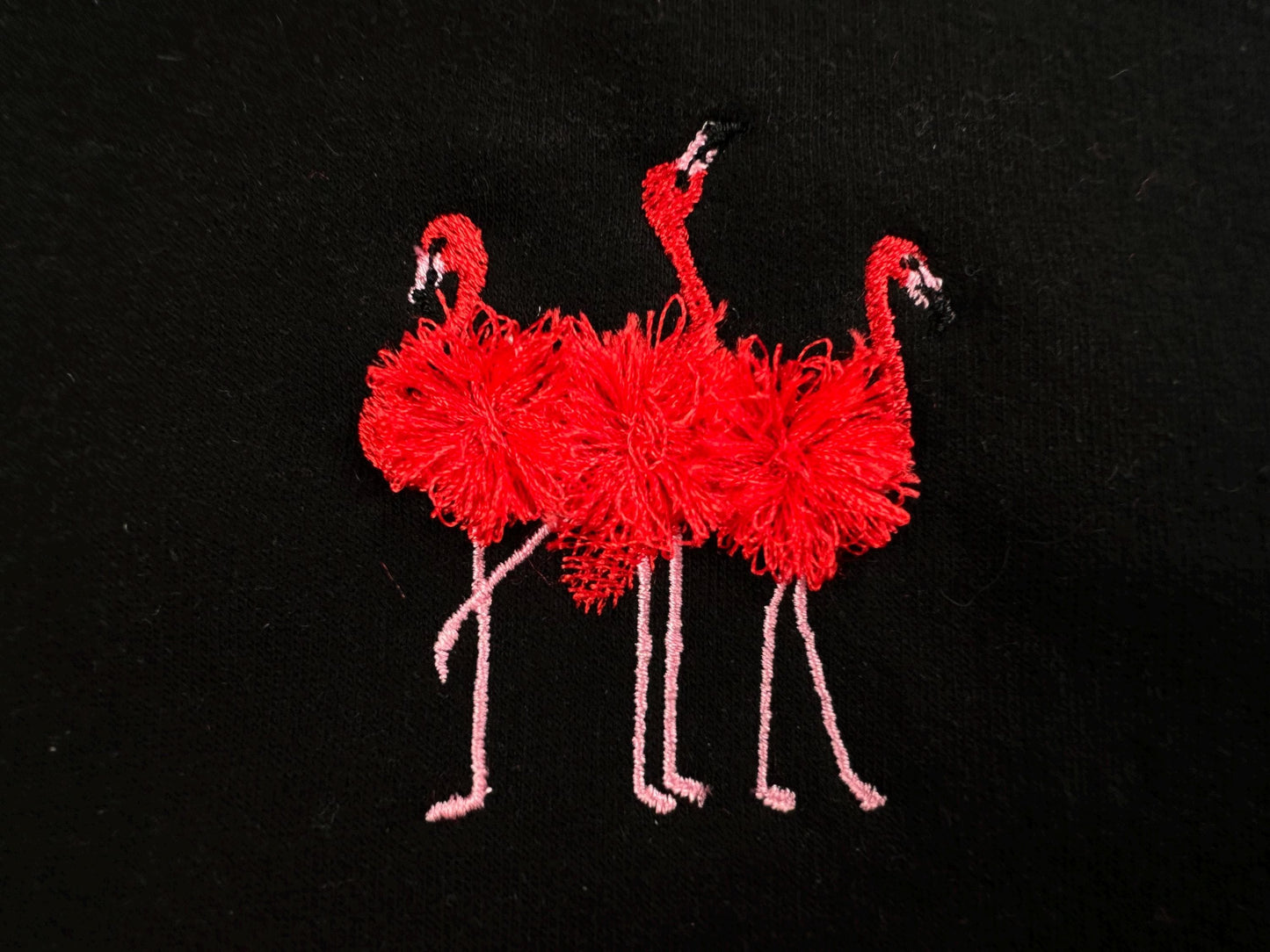 Mini Fringed Fluffy 3 Flamingos Flock of 3 Flamingo Bird Machine Embroidery Designs Small Sizes for Hoop 4x4 Fringe Fur Chenille Design - Etsy