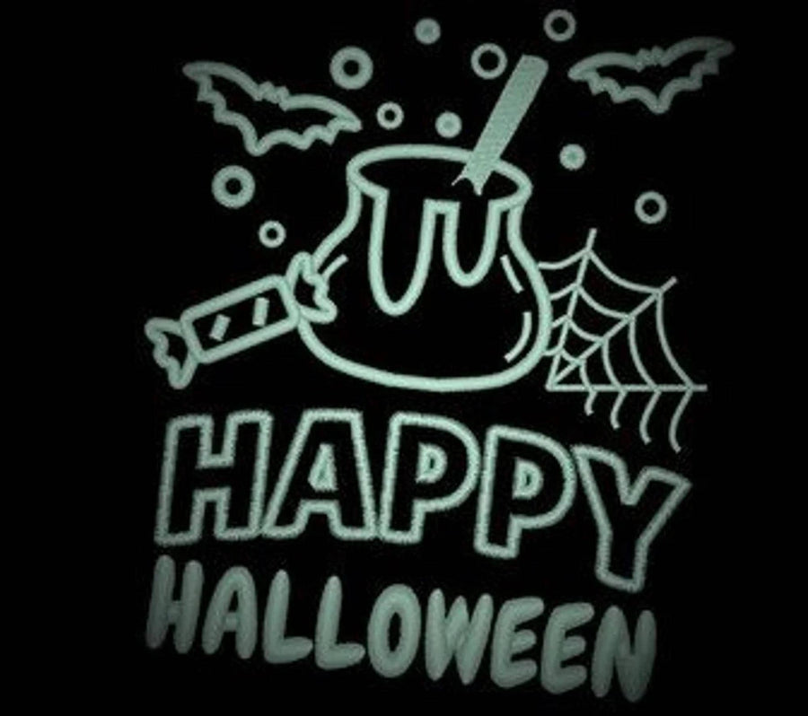 Magic Happy Halloween Saying Machine Embroidery 4" 5" 6" 7" 8" 10" | PES DST JEF | Artapli