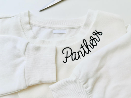 Tiny Chain FONT Sandy machine embroidery designs small sizes 1 up to 2.4 inch Neckline Font kids handwritten script alphabet letters