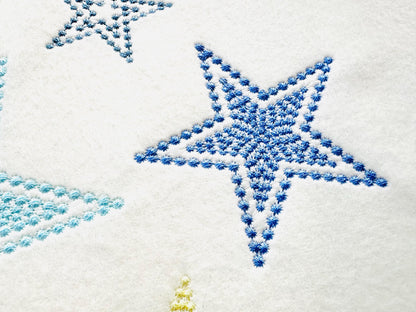 Stars pearl stitch outline Star SET of 6 types machine embroidery designs many sizes combine and stitch kids baby design