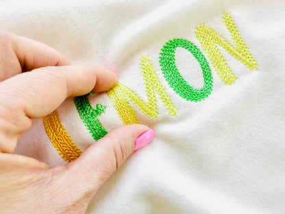 No Puckering Light Fill Chain Font effect of hand stitch Font machine embroidery designs alphabet letters monogram 1.4 up to 2.5inch, BX - image 4