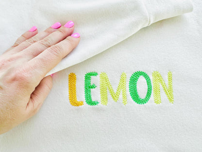 No Puckering Light Fill Chain Font effect of hand stitch Font machine embroidery designs alphabet letters monogram 1.4 up to 2.5inch, BX - image 2