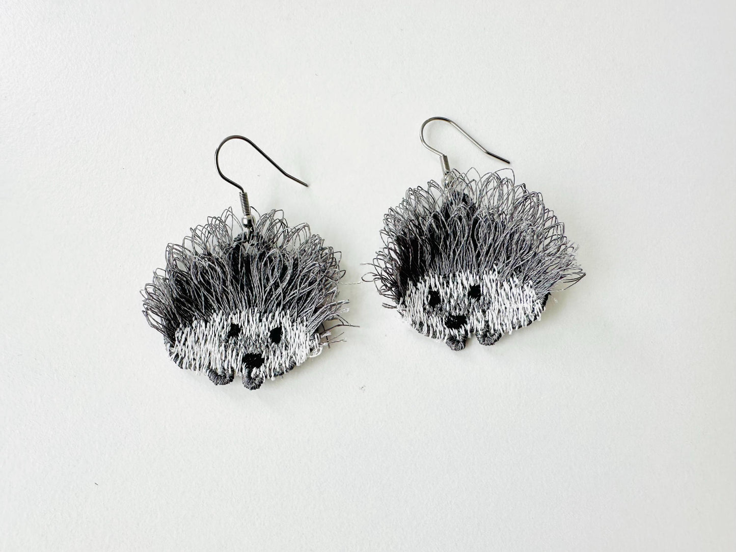 Fringed Hedgehog Cute Fluffy Tiny Earrings or Charm in the Hoop FSL Freestanding Lace Machine Embroidery Designs Kids Girls Size 1.4 Inch - Etsy