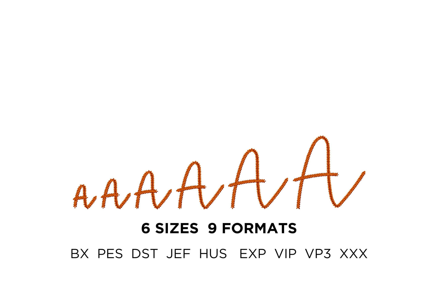 Tiny Chain FONT machine embroidery designs mini sizes 0.6 up to 2 inch | Artapli - image 7