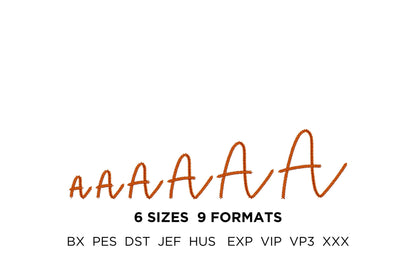 Tiny Chain FONT machine embroidery designs mini sizes 0.6 up to 2 inch | Artapli - image 7