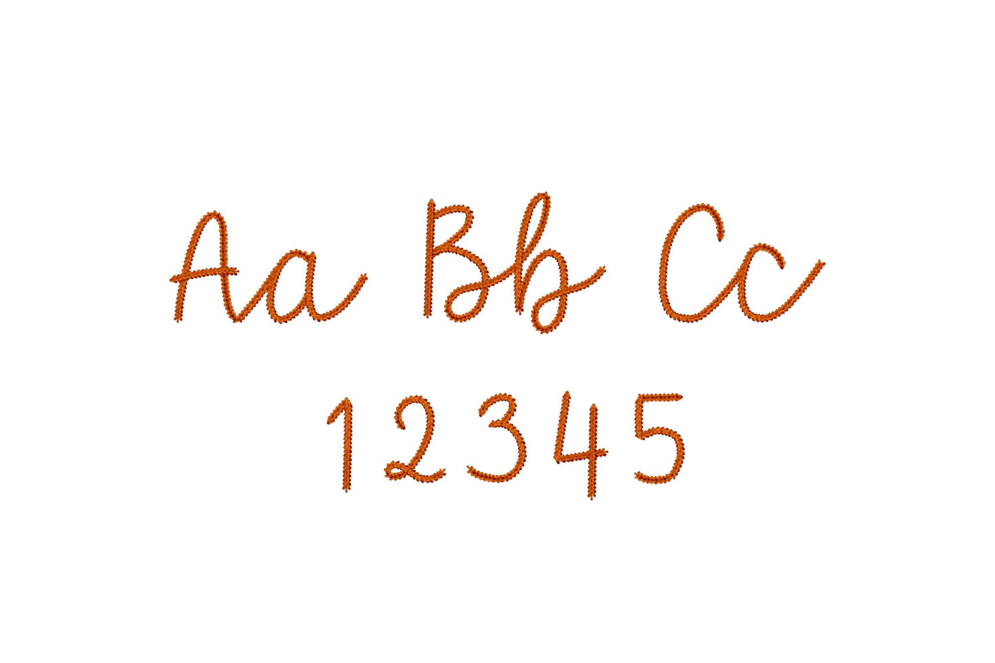 Tiny Chain FONT machine embroidery designs mini sizes 0.6 up to 2 inch | Artapli - image 6