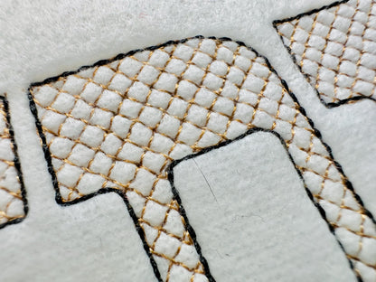 Light stitch diamond quilt Western FONT machine embroidery designs HTV glitter vinyl Alphabet letters and numbers cowboy Monogram, and BX - image 6