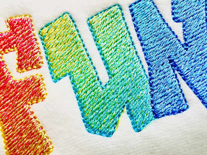 Graffiti street art FONT 2 color alphabet iridescent ombre gradient machine embroidery designs boys Monogram letters sizes 1 up to 3.5 inch