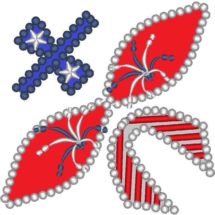 Patriotic 4th of July Bow 3D - image 4