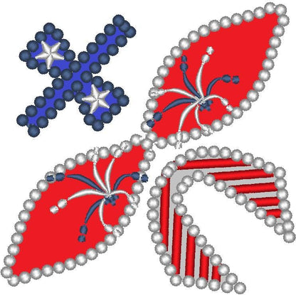 Patriotic 4th of July Bow 3D - image 4