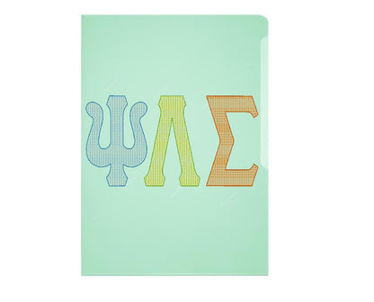 Light stitch Tall Greek FONT alphabet sororities fraternities monogram quick stitch outline machine embroidery designs 2 up to 4.7 inch - image 1