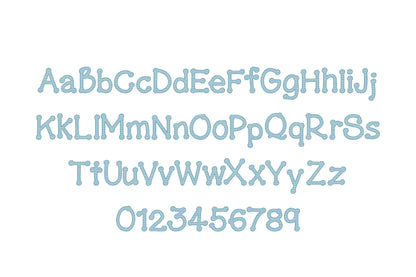 Quick light stitch fill Font Dot to Dot style kids alphabet machine embroidery designs Monogram letters many sizes 1.2 up to 4.4 inch, BX - image 5