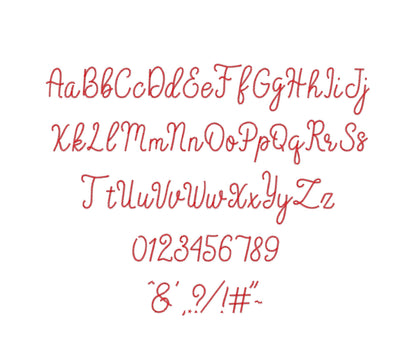 Baseball stitch Mini Font