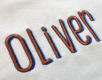 Narrow tall Shadow FONT machine embroidery designs shadowed alphabet Monogram embroidery font design bold Font many sizes 1.2 up 4 inches BX - image 1