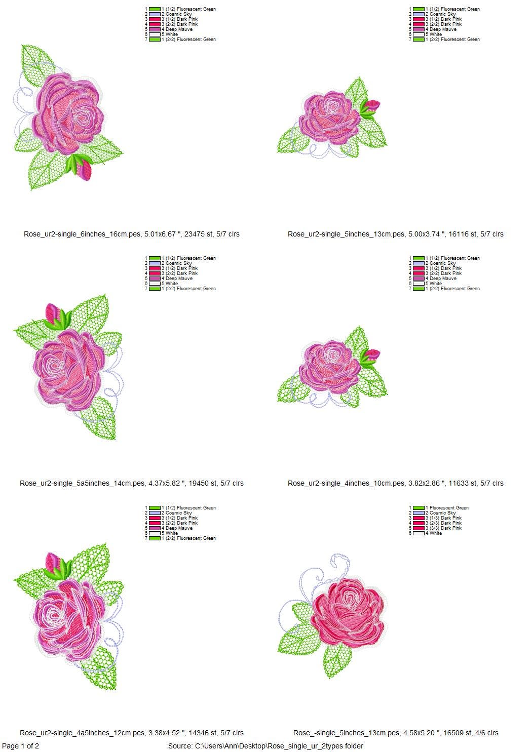 Urban Curl And Swirl Shadow Rose - image 7