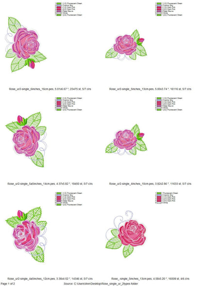 Urban Curl And Swirl Shadow Rose - image 7