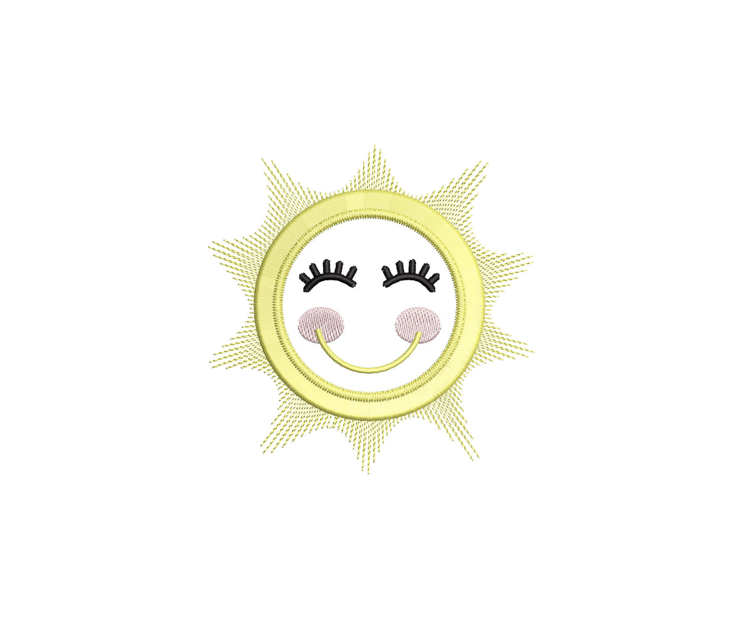 Fringed Sun Applique