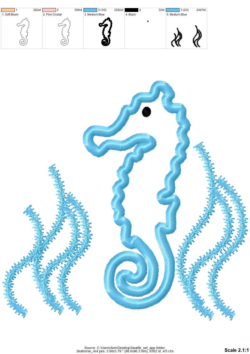 Sea Animals Applique Set - image 7