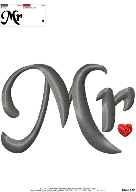 Mr And Mrs Monogram Accent - image 2