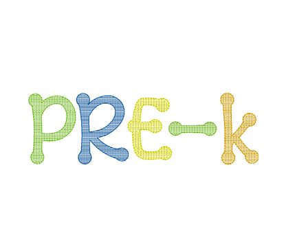 Quick light stitch fill Font Dot to Dot Kindergarten kids alphabet machine embroidery designs Monogram letters sizes 1 up to 2.6 inch, BX - image 3