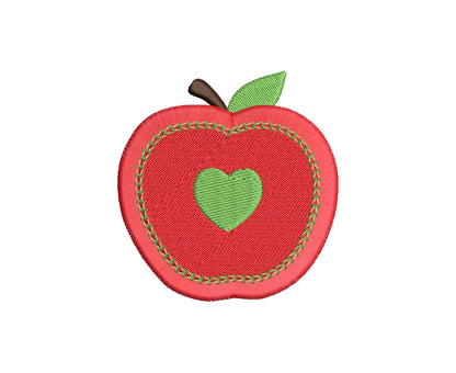 Fringed Apple with Heart