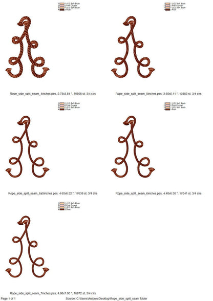 Cowboy Cowgirl Lasso Rope split side seam cutout side bow machine embroidery designs kids girls sweatshirt t-shirt outfit fringed tassel - image 9