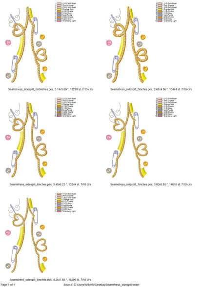 Seamstress Split Side Seam
