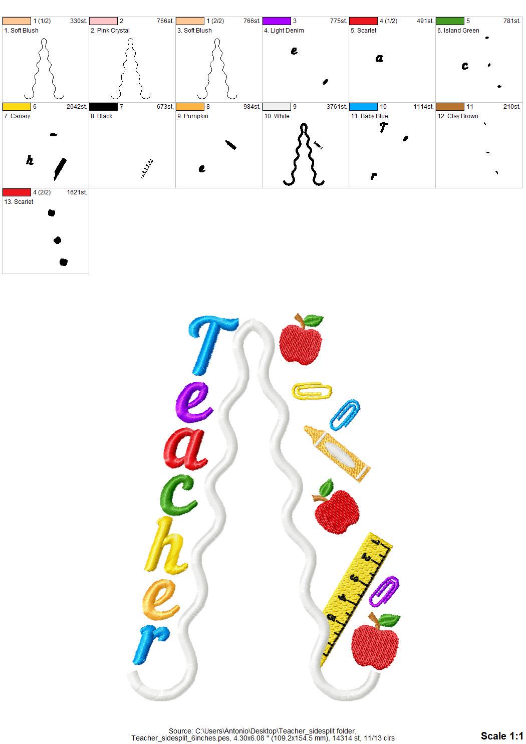 Teacher Saying Split Side Seam
