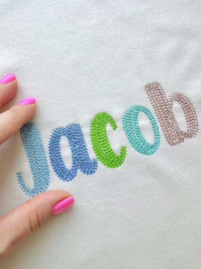 Light Fill Chain Font hand stitch effect Chain Bold Font machine embroidery designs alphabet letters numbers monogram 1.4 up to 2.7 inch, BX - image 10