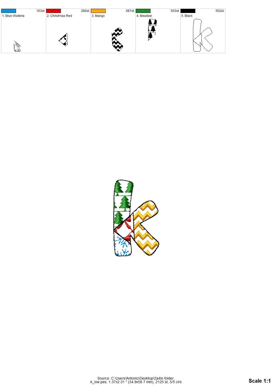 Christmas theme Patterned Font Patchwork alphabet Monogram rounded letters machine embroidery designs