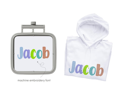 Light Fill Chain Font hand stitch effect Chain Bold Font machine embroidery designs alphabet letters numbers monogram 1.4 up to 2.7 inch, BX - image 4