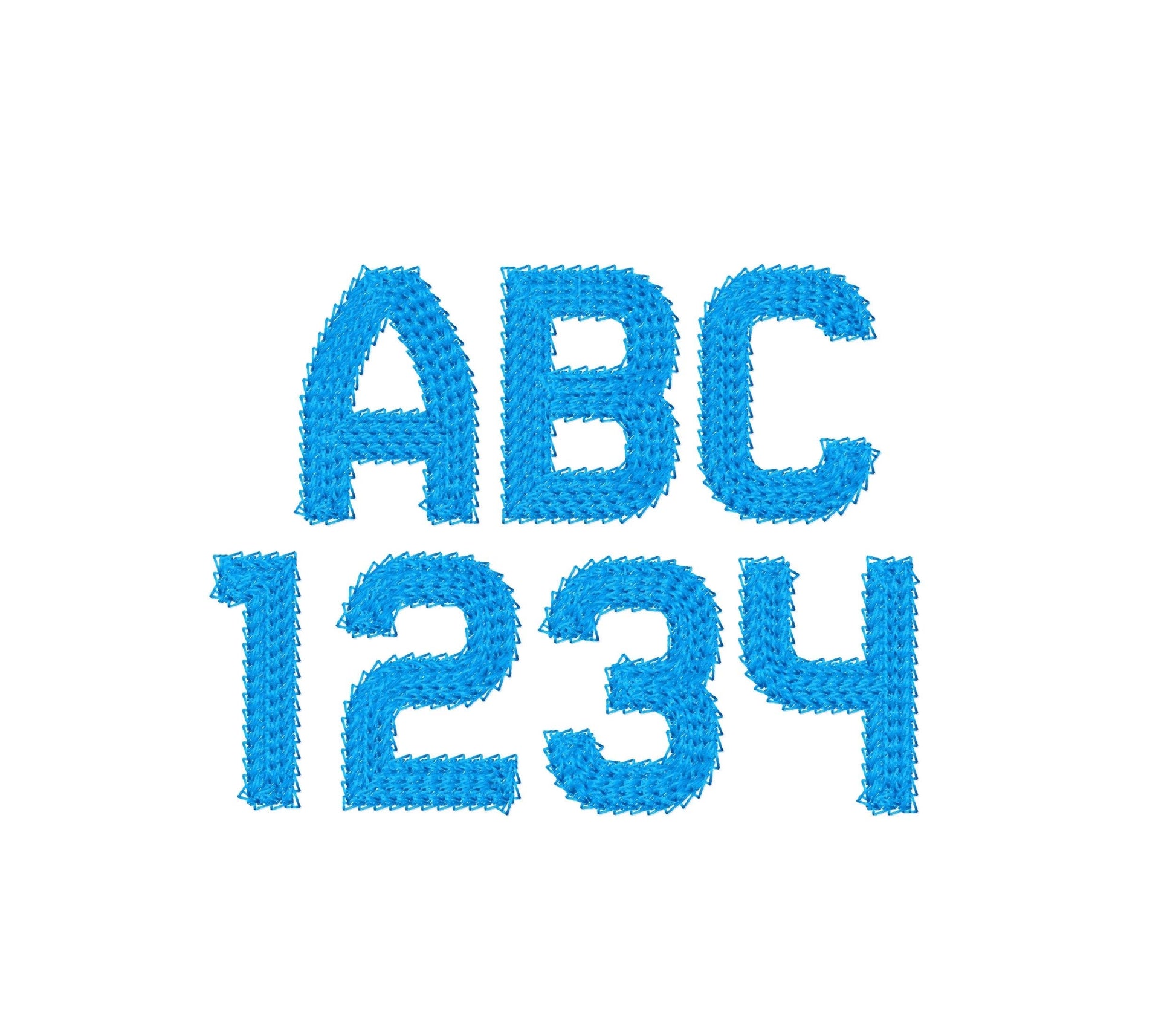 Light Fill Chain Block Font hand stitch effect machine embroidery designs alphabet letters numbers monogram mini sizes 1.2 up to 2.3 inch BX - image 9