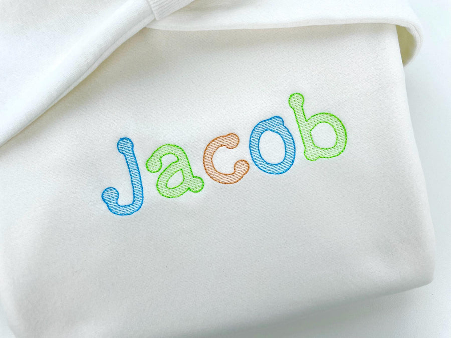 Quick light stitch fill Font Dot to Dot style kids alphabet machine embroidery designs Monogram letters many sizes 1.2 up to 4.4 inch, BX - image 1