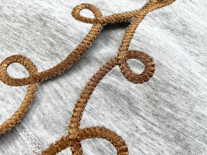 Cowboy Cowgirl Lasso Rope split side seam cutout side bow machine embroidery designs kids girls sweatshirt t-shirt outfit fringed tassel - image 5