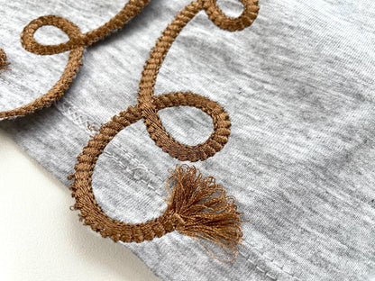 Cowboy Cowgirl Lasso Rope split side seam cutout side bow machine embroidery designs kids girls sweatshirt t-shirt outfit fringed tassel - image 6