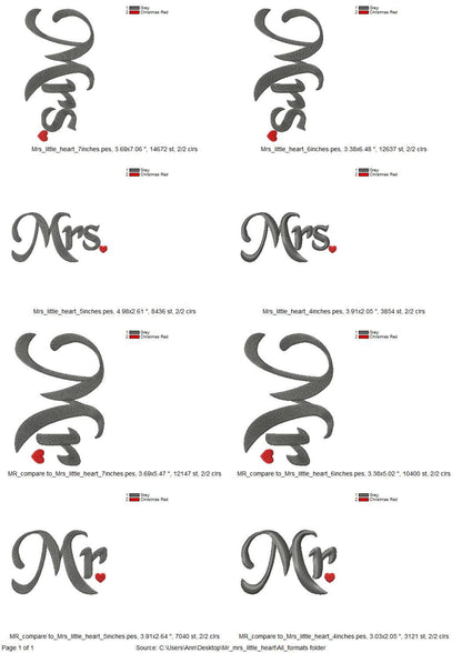 Mr And Mrs Monogram Accent - image 4